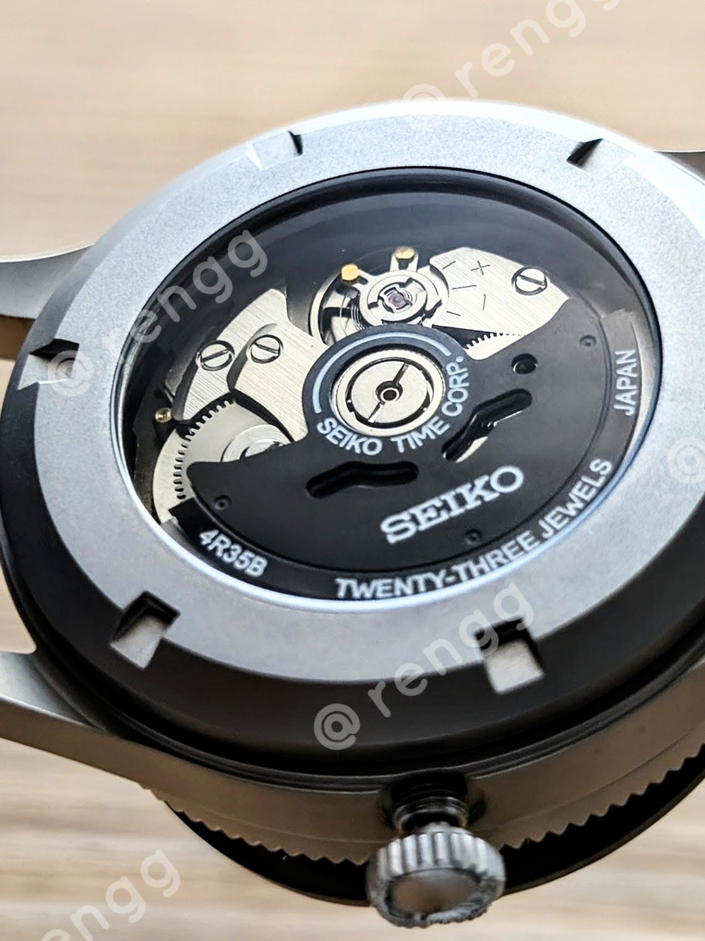 Titanium Black Seiko GMT Automatic Fathom Diver Mod Watch 40mm Dome Sapphire - Picture 8 of 8